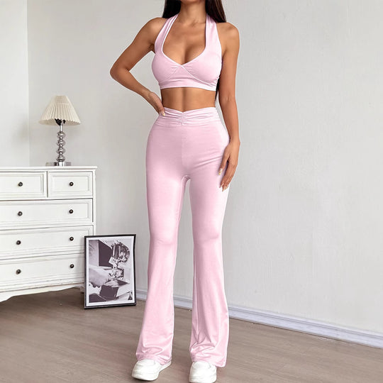 Damen Sportliches Zweiteiliges Set R&B