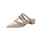 Damen Mules mit eleganten Riemchen und funkelnden Akzenten R&B