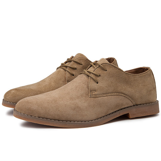 Herren Elegante Schnürschuhe aus weichem Wildleder R&B