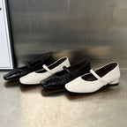 Damen elegante Ballerinas mit modischem Riemen und weich gepolsterter Innensohle R&B