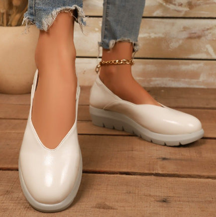 Damen Bequeme Wedgeslipper mit gepolstertem Innensohle und rutschfester Sohle R&B