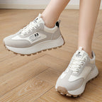 Damen Chunky Sneakers mit atmungsaktiven Mesh-Einsätzen und dämpfender Sohle R&B