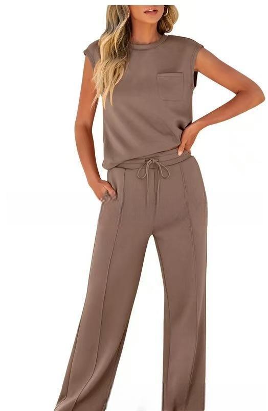 Damen Bequemes Freizeitanzug-Set mit weitem Schnitt und modischen Details R&B