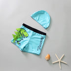 Jungen Schwimmshorts mit Dinosaurier-Motiv R&B