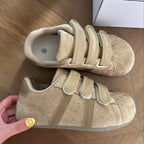 Damen bequeme Klettverschluss-Sneaker aus hochwertigem Wildleder