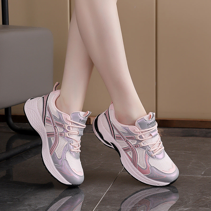 Damen Sportliche Sneakers mit dynamischer Mesh-Oberfläche und stoßdämpfender Sohle R&B