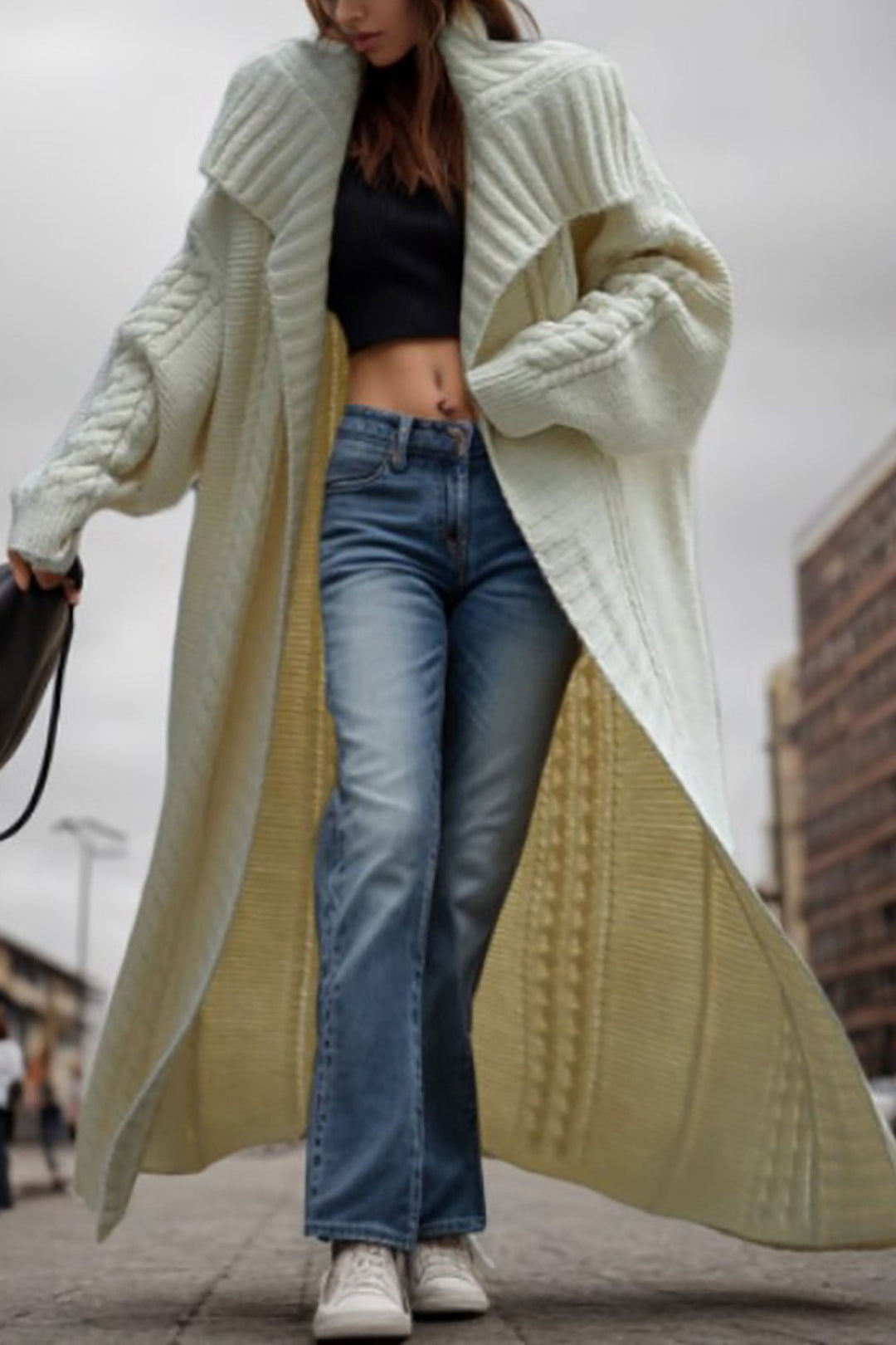 R&B | Lässige und Modische Winter Strickjacke