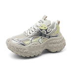 Damen sportliche Lauf-Sneaker mit stoßdämpfendem Komfort und atmungsaktiver Konstruktion R&B