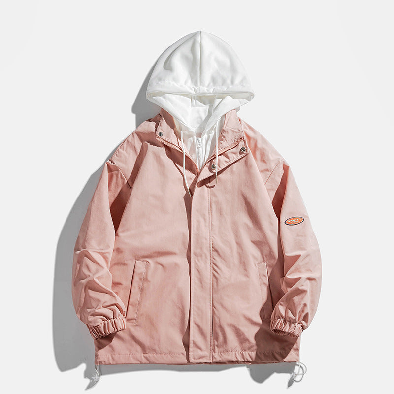 Unisex Übergangsjacke mit Kapuze und atmungsaktivem Innenfutter R&B