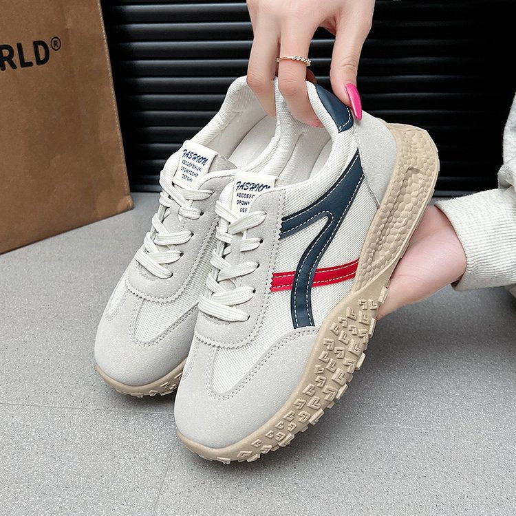 Damen Modische Lauf-Sneaker mit gepolsterter Sohle und atmungsaktivem Obermaterial R&B