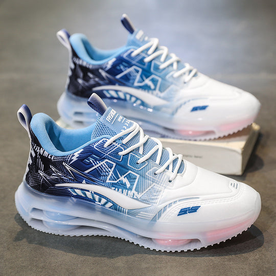 Damen Sportliche Air Cushion Sneakers mit atmungsaktiver Mesh-Oberfläche R&B