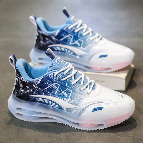 Damen Sportliche Air Cushion Sneakers mit atmungsaktiver Mesh-Oberfläche R&B