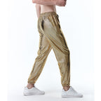 Herren futuristische Mesh-Hose im angesagten Metallic-Look R&B