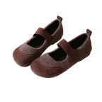 Damen Hausschuhe mit verstellbarem Riemen und weichem Innenfutter R&B