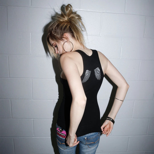 Damen Sportliches Muskelshirt mit grafischem Print R&B