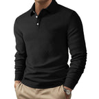 Herren Langarm Polohemd