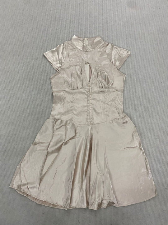 Damen elegante Abendkleid mit schickem Cut-Out R&B