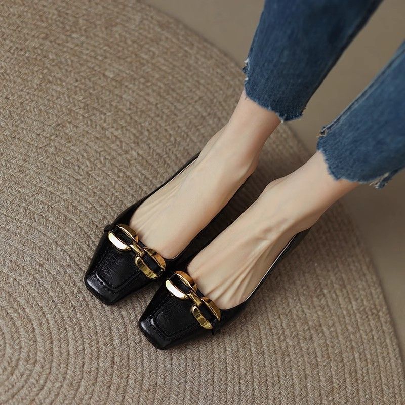 Damen Ballerinas mit elegantem Kettenakzent R&B