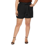 Damen modisches Oberteil mit Rüschenärmel und eleganten Shorts R&B