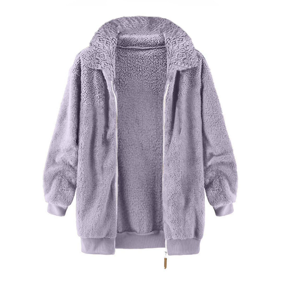 Damen Fleece-Jacke im Oversized-Stil R&B