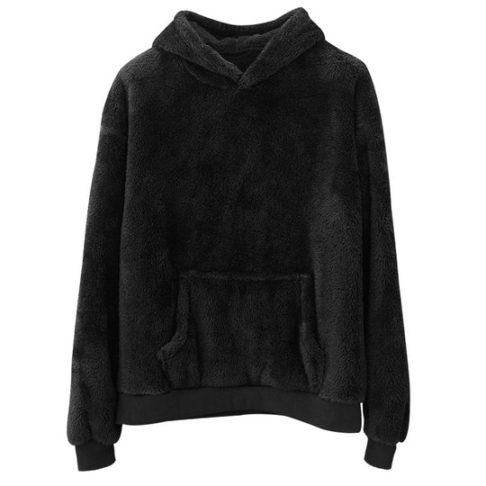 Damen Kuscheliger Hoodie mit hohem Kragen R&B