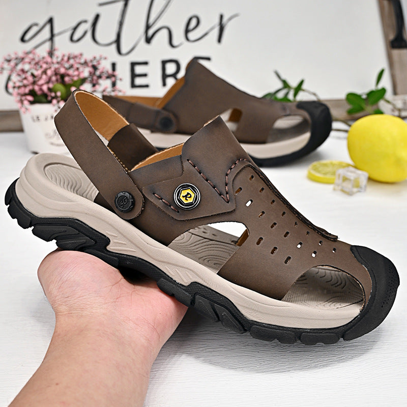Herren Sportliche Outdoor-Sandalen mit flexiblem und rutschfestem Sohlen-Design R&B