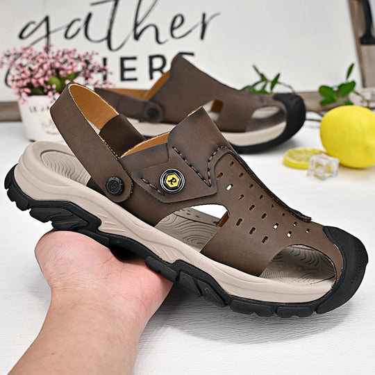 Herren Sportliche Outdoor-Sandalen mit flexiblem und rutschfestem Sohlen-Design R&B