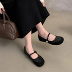 Damen Ballerinas mit modischem geflochtenem Design und eleganter Schleifen-Applikation R&B