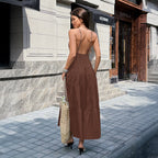 Damen Maxikleid mit zartem Verzierungsdetail R&B