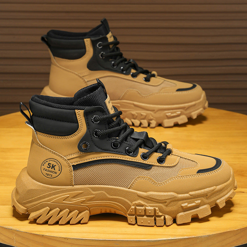 Damen robuste Outdoor-Boots mit rutschfester Profilsohle und atmungsaktiver Konstruktion