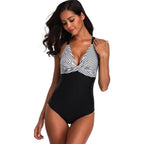 Damen Eleganter Bademode-Einteiler mit innovativem Knoten-Design R&B