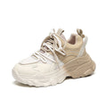 Damen Chunky Sport-Sneaker mit atmungsaktivem Obermaterial und elastischem Schnürsystem R&B