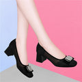 Damen elegante Ballerinas mit modischem Schmuckdetail R&B