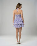 Damen Sommerkleid trägerlos mit Volantrock