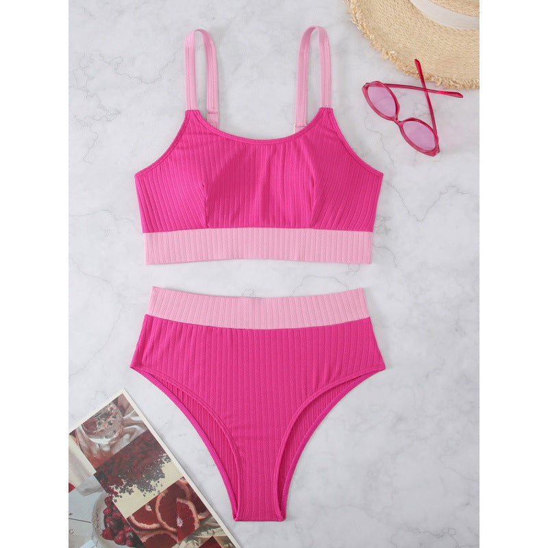 Damen Sport-Bikini-Set mit elegantem Design und verstellbaren Trägern R&B
