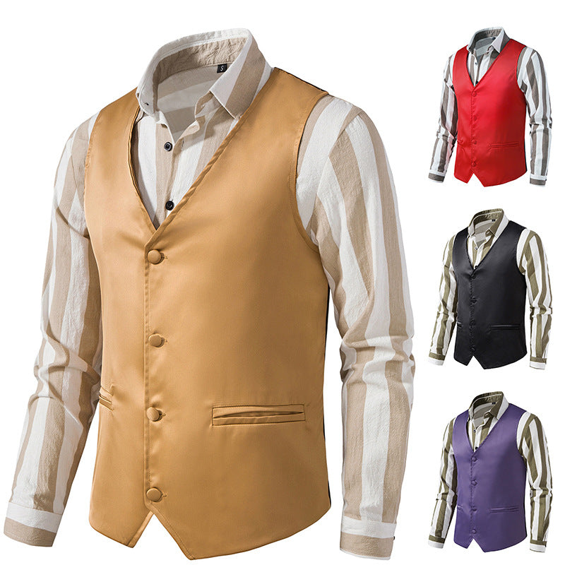 Herren elegante Weste im modernen Design