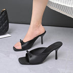 Damen Offene High-Heel Sandalen mit elegantem Schleifendetail R&B