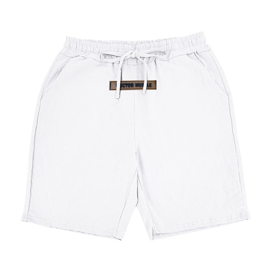 Herren lässige Strandshorts mit elastischem Bund und verstellbarem Kordelzug R&B