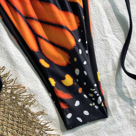 Damen Triangel-Bikini mit raffinierten Binde-Details R&B