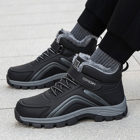 Damen wasserfeste Winterstiefel mit isolierendem Futter und rutschfester Sohle R&B