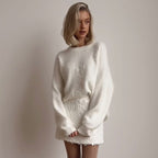 Damen Glamouröser Paillettenrock mit floralem Detail R&B
