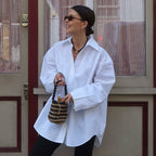 Damen Oversized Hemd R&B