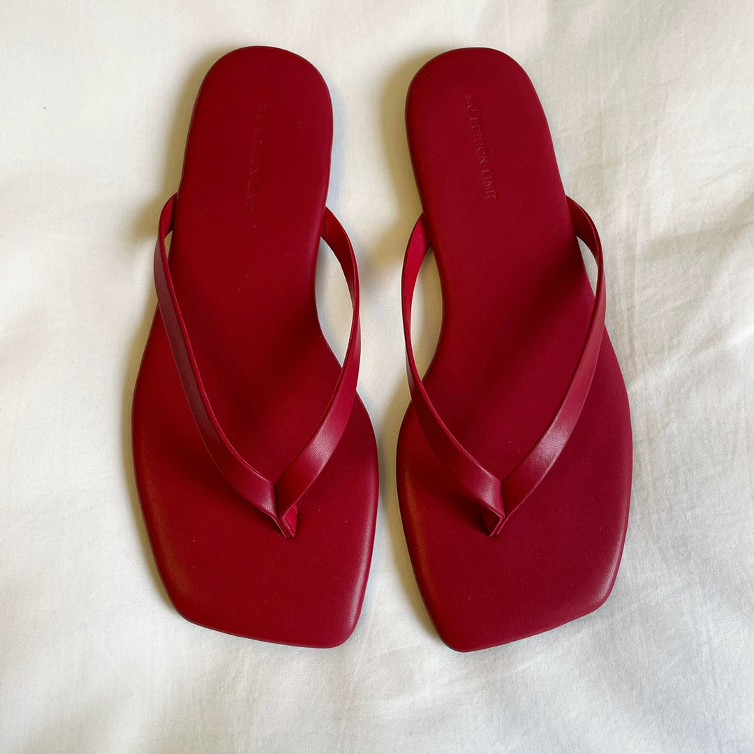 Damen Zehentrenner-Sandalen mit minimalistischer Silhouette und ergonomischem Fußbett R&B