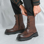 Damen Hohe Schnürboots mit rutschfester Sohle und robustem Obermaterial R&B