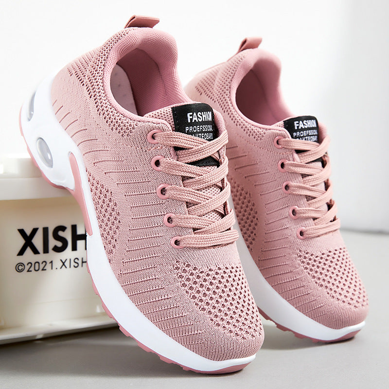 Damen Atmungsaktive Freizeitsneaker mit dämpfender Sohle und elastischem Obermaterial R&B