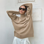 Damen Modischer Rollkragenpullover R&B
