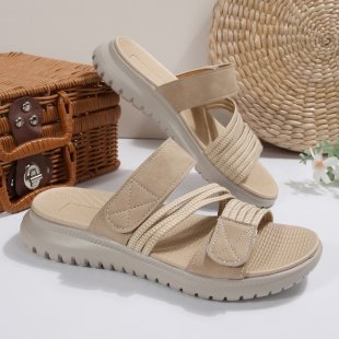 Damen Komfortable Riemchensandalen mit ergonomischem Fußbett und rutschfester Sohle R&B