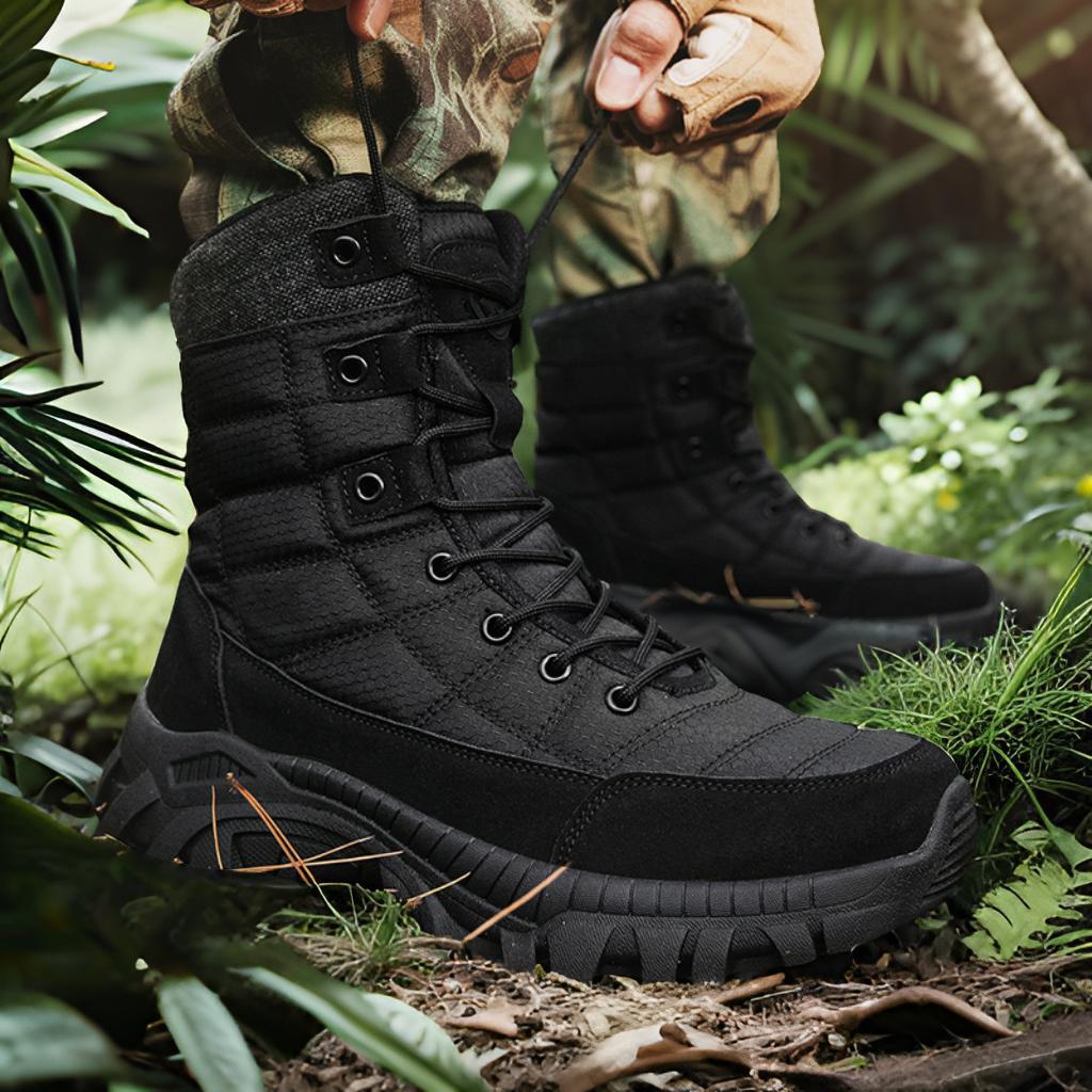 Herren Militärische Winterstiefel mit isolierendem Innenfutter und rutschfester Sohle R&B