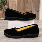 Damen Bequeme und elegante Slipper aus hochwertigem Samt R&B