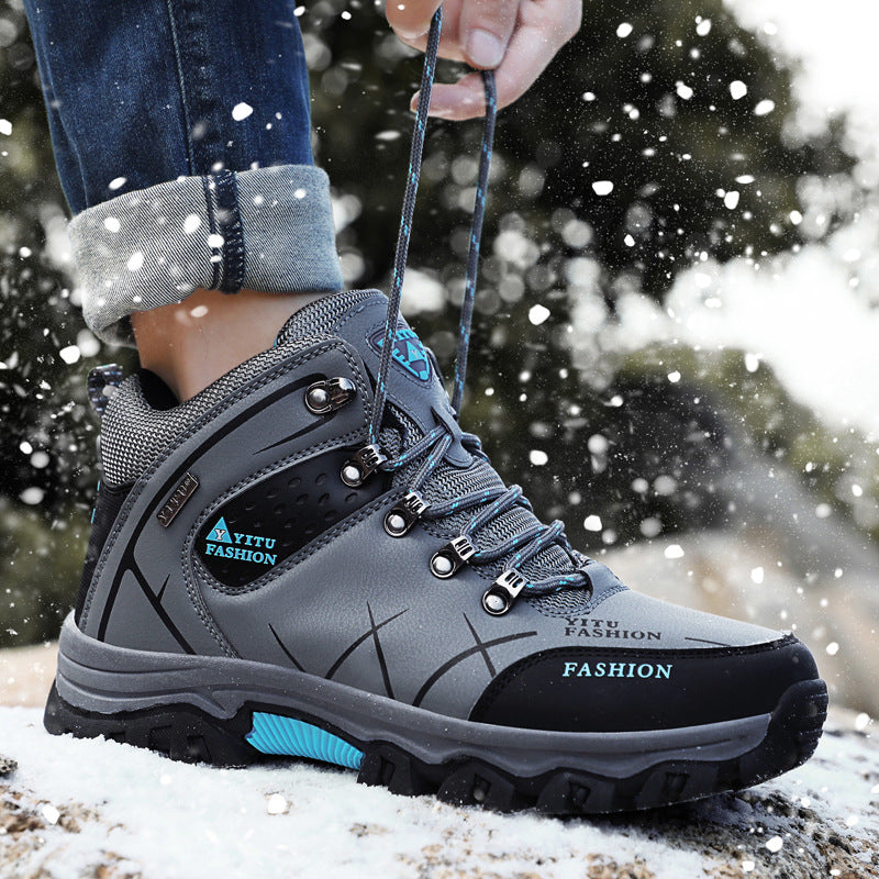 Herren Hochfunktionale Wanderschuhe mit verstärktem Knöchelschutz und rutschfester Sohle R&B
